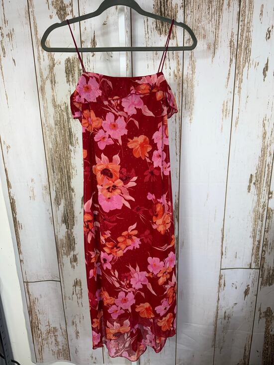 Byer Too! Dresses & Skirts - Byer Too!, Floral Sparkly 90's Style Skinny Strap Flowy Dress. Size Medium.